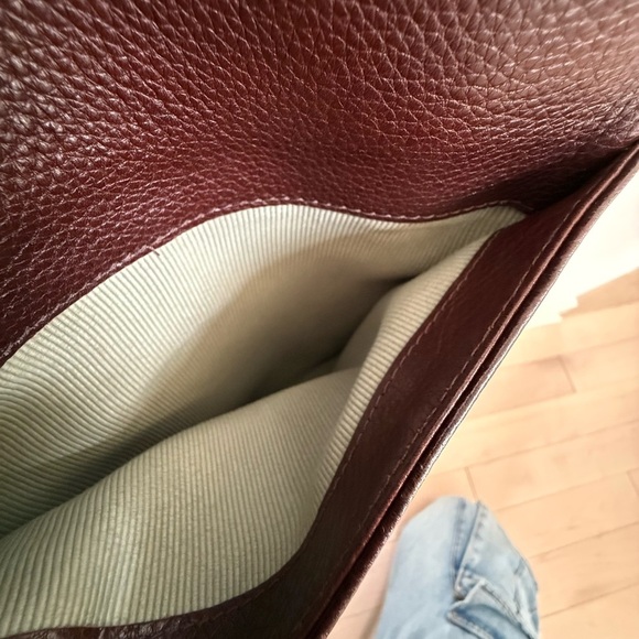 Radley London Messenger Crossbody Satchel Brown Leather Adjustable Bag - Picture 5 of 14